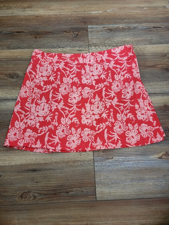 Ripskirt Hawaii Other - Ripskirt Hawaii Women's Wrap Skirt Swim Cover M Coral Tropical Floral